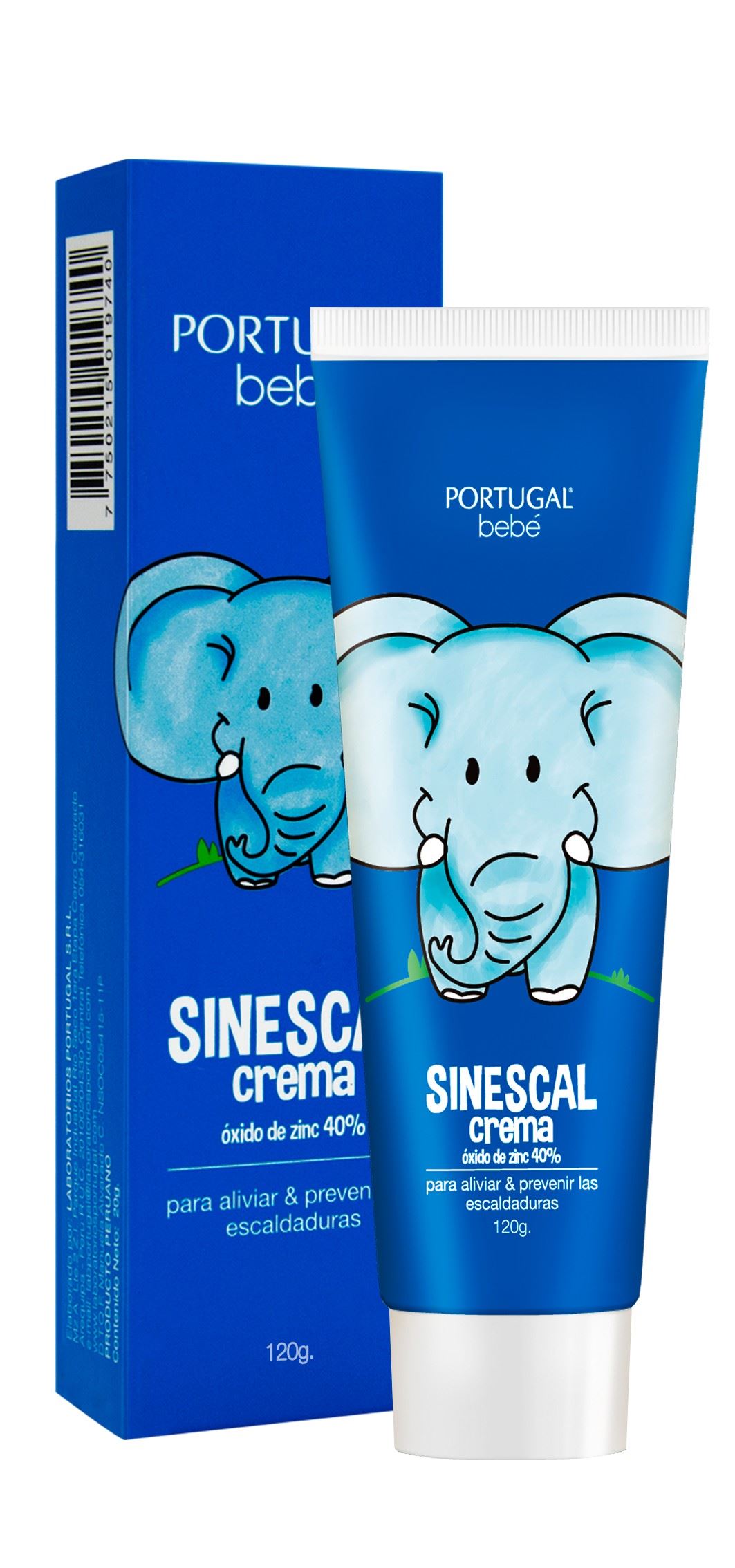 Portugal Bebé Sinescal para Bebé - Tubo 120 G
